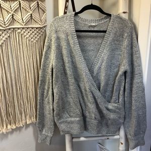 gray sweater!